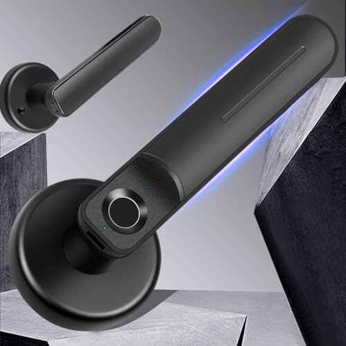 Sea Intelligent Deurvergrendeling, Intelligent Deurvergrendeling met vingerafdruk, verstelbare linker- en rechterhandgreep voor binnenlandse beveiliging, sleutelloos toegangssysteem 4