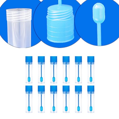Forlush 15pcs Poepbuizen, Examinatiebuis, Monsterbuizen met Lepel, geschikt voor het testen van katten, honden en andere huisdieren 3