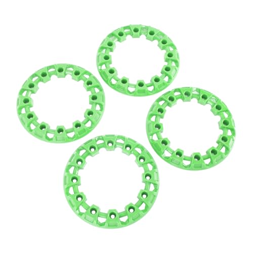 6 Inch ATV Wheel Cover Hub Bescherming Decor Plastic Banden Decoratie Rim Beschermer Universeel voor Go Kart ATV (GREEN)