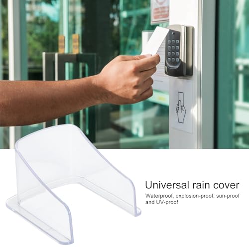 Deurbel Cover, Deurbel Regen Cover Ring Deurbel Cover Deurbel Camera Plastic Regen Cover Waterdichte Access Control Cover