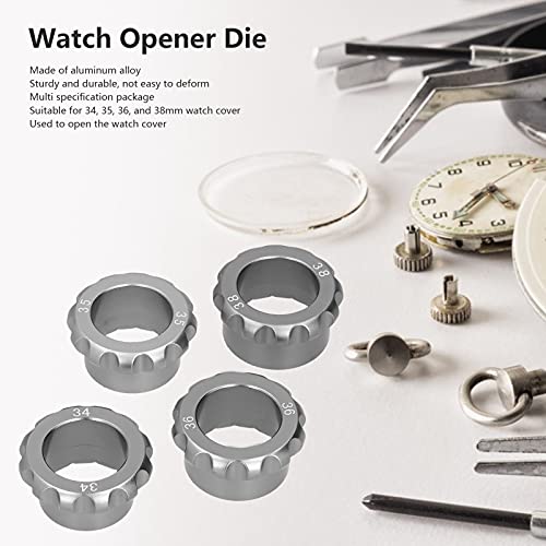 Horloge Verwijderaar sterven, 34 tot 38mm Horloge terug geval opener, Crystal Removal Tool voor horloge reparatie 3