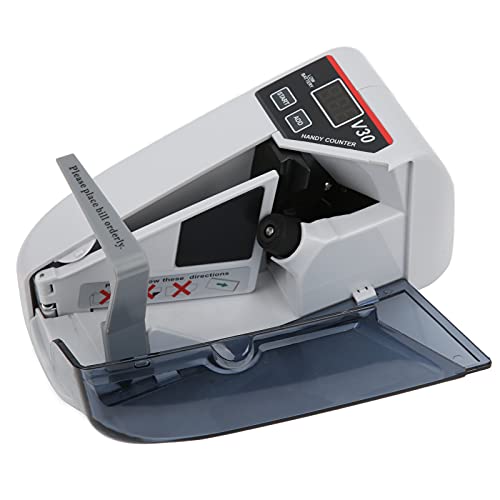 Geldteller, 7,3 x 2,8 x 4 Inch, Mini draagbaar Handy Money Counter, 600 bankbiljetten/min, voor Multi-Currency Mobiele telefoonbankbiljetteller (EU-plug)