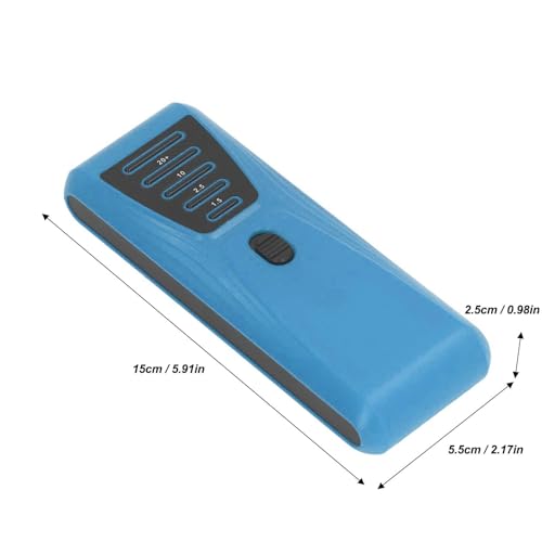 EMF Meter draagbare magnetische velddetector, uitgebreide frequentiebereik en kleurrijke LED-indicatoren voor huishoudelijke apparaten, tv's, computers en celtorens (BLUE)