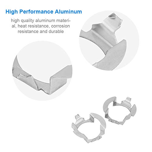 1 paar H7 LED Adapter, H7 LED houder H7 Koplamp Adapter H7 LED Headlight Bulb Behoud Clip voor B klasse ML klasse, voor Chery, voor Riich G5, SAAB D5 X55 X25 X65 4