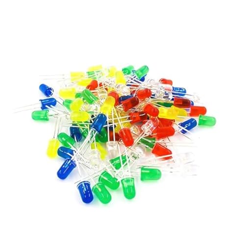 Elektronische componenten assortiment 1390 stuks condensator weerstand LCD diode transistor set met PVC opbergdoos bevat 30 weerstandmodellen en 19 transistortypes 5