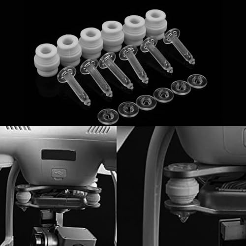 Dempende Bumper Rubber Bal + Anti-Drop Pins Anti-Vibratie Isolatie kit accessoire voor Phantom 3