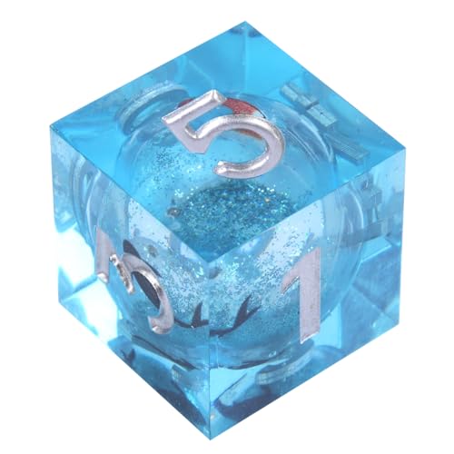 Zeehars DND Dice Set, Polyhedral Liquid Core Koi Fish DND Dobbelstenen met doos, D en D RPG Rol spelen Dice