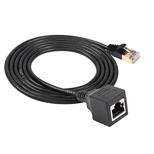 RJ45 Cat8 Ethernet Cable, High Speed Cat8 Network Cable, Socket Plug, 40 Gbit/s 2000MHz SFTP Patch Cable voor Router Modem Server (1,5m)