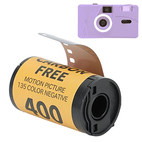 Portra 400 Kleur Afdrukfilm, ISO 320-400 35 Mm Fine-Grained Brede Belichting Breedte HD Camera Kleur Negatieve Film voor 135 Camera's (8 Vellen)