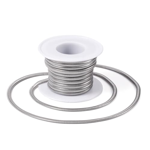 5m 304 Stainless Steel Flat Snake Chains Gevlochten uitbreidingskettingen met Spool voor DIY Mannen vrouwen ketting armband sieraden maken