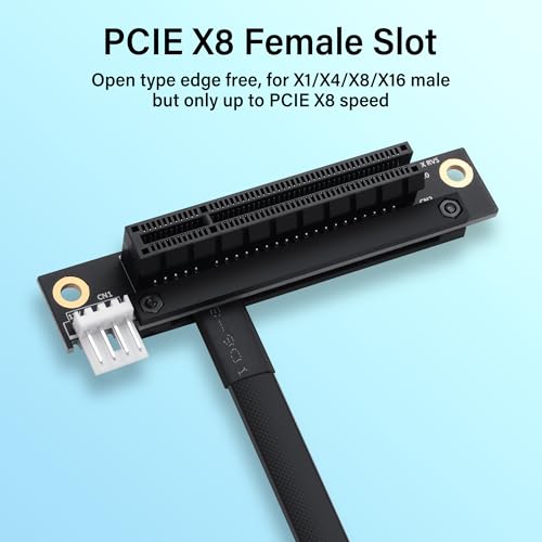 Mini PCIE Draadloze netwerkkaart naar PCIe X8 Extender Kabel Mini-Pcie Man naar PCI-E X8 Vrouwelijke Riser Kabel 20CM