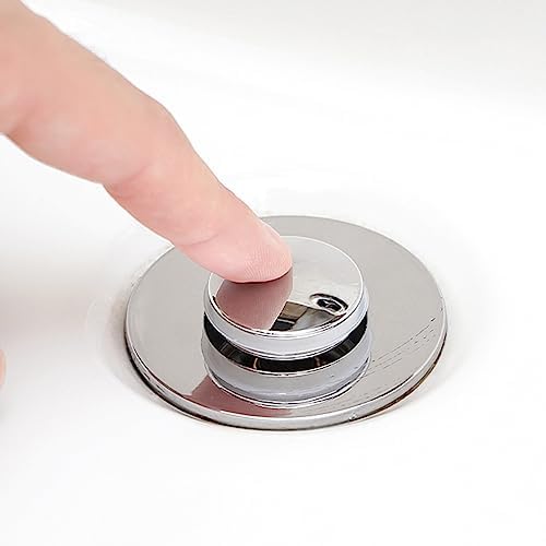 1 Piece Basin Pop-Up Plug Stopper, 36mm Messing Pop-Up Stopper, Roze Component Vervanging voor Badkamer 3
