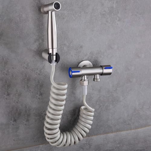 5 m Doucheslang, Telescopische doucheslang, Roestvrij stalen interface, Douchebroek, Geschikt voor handdouches, Toiletten, Badkuip Spray Guns, Basin Faucet Douches 5