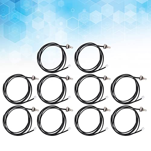 NTC Temperatuur Probe, Thermistor Sensor Nauwkeurige M8 Draad 10 st voor het meten(100K)