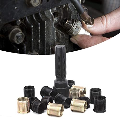 M14x1.25 Vonk Plug Schroef draad Reparatie Gereedschap Schroef klep Carbon Steel opnieuw gedraaid Set
