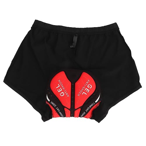 Fietsen Shorts Fietsen Ondergoed Fietsen Ondergoed 3D Siliconen Gewatteerde Ademende Quick-Drying Mountain Bike Shorts Voering voor Mannen Vrouwen Zwart