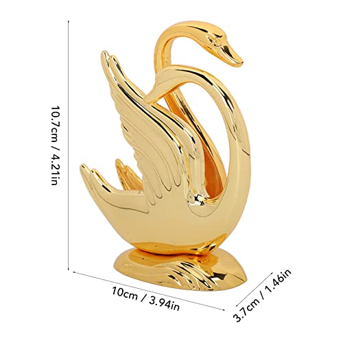 Moderne Napkin houder Golden Swan Napkin houder Zwaan Napkin houder, Golden Swan Design Roestvrij Legering Elegante stijl Metalen Napkin houder voor Napkin Bar Hotel 4
