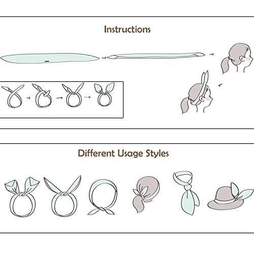 Vintage hoofdbanden voor vrouwen, haarband hoofdband Vrouwen haarbanden Bow Flexibel Iron Wire Buigbare hoofdband Haarband met Bow, Retro Haar Accessoires voor vrouwen meisjes, Navy Blue 4