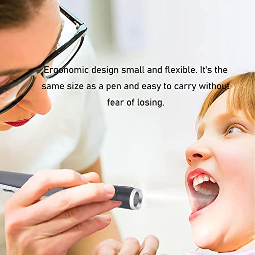 USB Oplaadbare LED Pen Lamp, USB Oplaadbare LED Pen Lamp voor Inspectie Werkt, Reparatie, 300mAh Grey Mini Herbruikbare penlamp, draagbare zaklampen 3