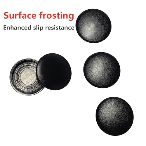 Verpakking van 15 kunststof gat stops zwarte boorgaten hoes Stop 20 mm blind plugs voor meubelkast 4