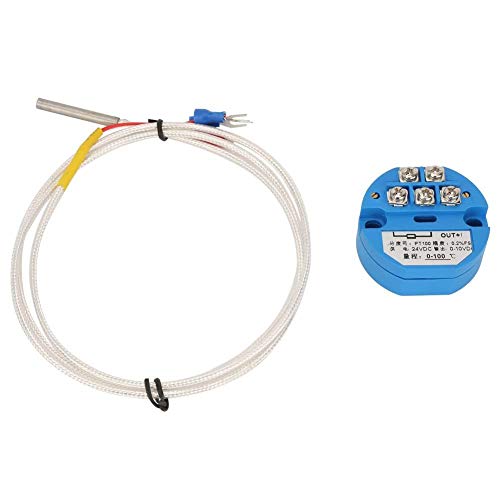 Temperatuursensor, temperatuurmeter, PT100 DC24V uitgang 0-10V Temperatuurmodule, -50~400°C
