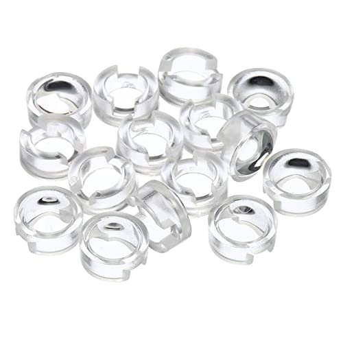13 mm LED Convex Lens, 15 stuks, 100 graden Straalhoek, Acryl LED, Optic, Convex, Convex condensator Lens voor 1W, 3W, LED, Infrarood kralen, Transparant