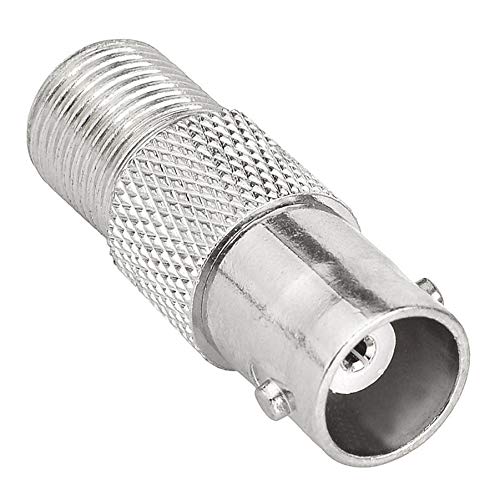 Type F Vrouw naar BNC Vrouwelijke Adapter RF Coaxiale Kabel Connector Koppelaar, Satelliet Schroef Socket Joiner voor CCTV Security Camera, DVR, Radio, Scanners, Antennes