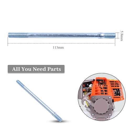 Carburator Carb Stud Bolt Kit fit GX120 GX160 GX200 Replce 90043-ZE1-020