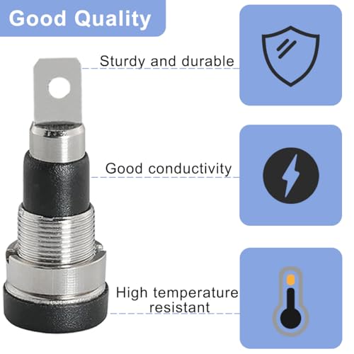 12 st. Banana Jack Socket, Vrouwelijke Banana Plug Connector, Panel Mount Binding Pole Connector Adapter voor 4mm Banana Plug Connector DIY Testproject 5