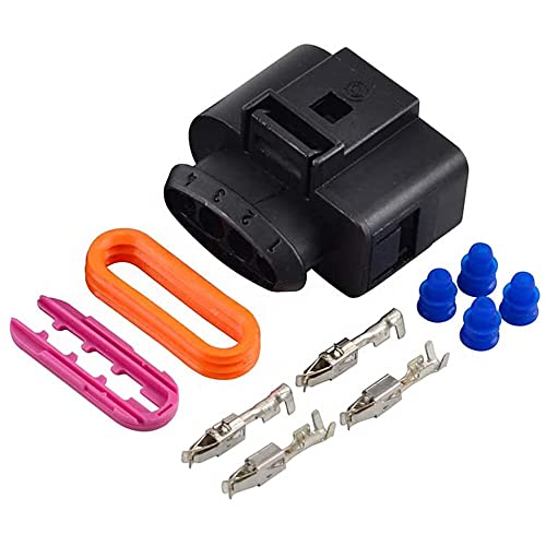 4PCS ontsteking Coil Bedrading Harnas Connector Upgrade Reparatiekit voor A4 08-16 A6 11-16 A8 10-13 Golf 12-16 11-16 Tourna Transporter 2016 Passta Polo 13-16 3