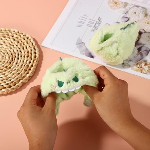 Kleding voor Doll, Cute Green Dinosaur Plush Speelgoed Kleding Stijlvolle Outfit Accessoires voor 17cm Doll Decoratie Beeldscherm 3