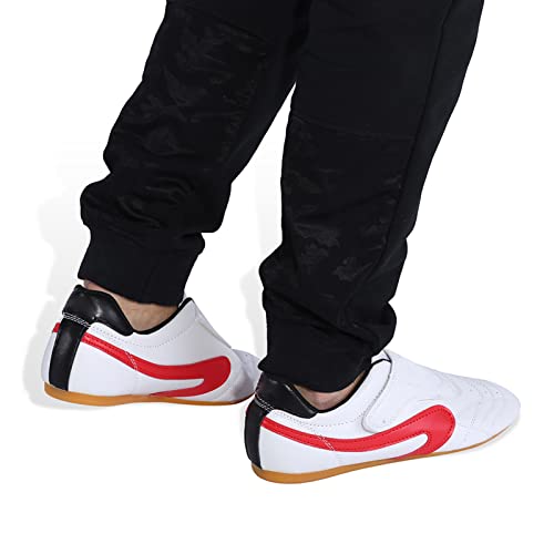 Kung Fu Schoenen, PU leder, Unisex, Sport, Lichtgewicht Schoen, Taekwondo, Boksen, TaiChi Schoenen, Oxford Sole Sports Sneakers 5