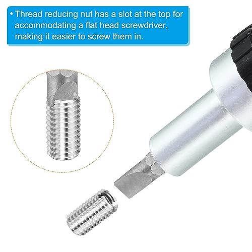 6 st Threaded Adapter Sleeve Reducer Nut M16 x 2 Male Thread to M12 x 1,75 Female Thread Repair Insert Nut Schroef Reducer Connecting Element 20m m 5