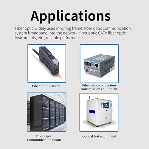 Fiber Adapter Connector Single Mode 1310-1550nm LC Man naar SC Vrouwelijke Optische Koppelaar voor Digitale Communicatie 4