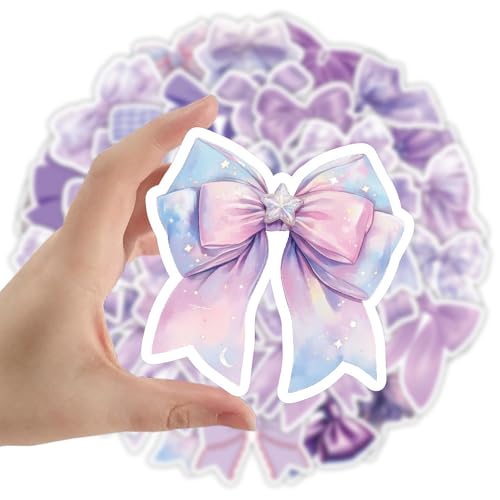 De Butterfly Stickers voor tieners en volwassenen, 50 stuks, Bow Vinyl Sticker Set, Auto, Motorfiets, Fiets, Skateboard, Snowboard, Bagage, Laptop, Koffer, Helm, Motorfiets, Computer