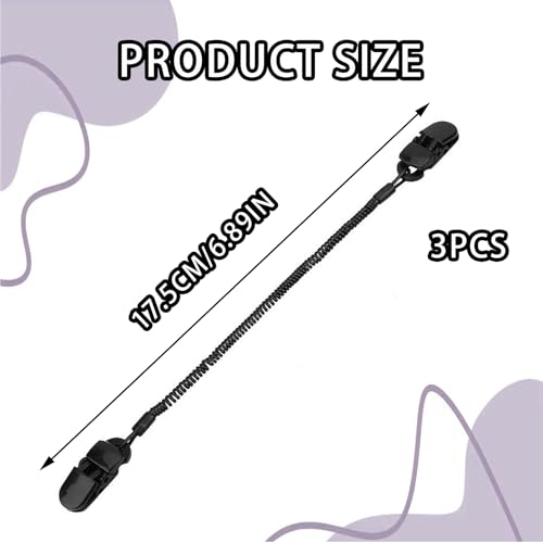 4 st Hoed Clips, Zwarte Cap houder, Retetainer Clip, Hoed Strap Cord houder Cap Keeper, Bijlage Klem Outdoor touw, voor het vissen, Zeilen, Boot Tours