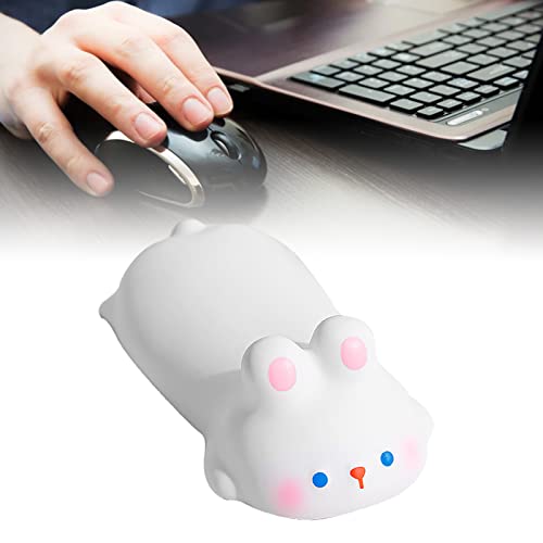 Toetsenbord Pols Rest Cute Animal Style Toetsenbord Pols Rest Stress Relieve Pols Pillow Pillow voor Easy Typing (White Rabbit) 3