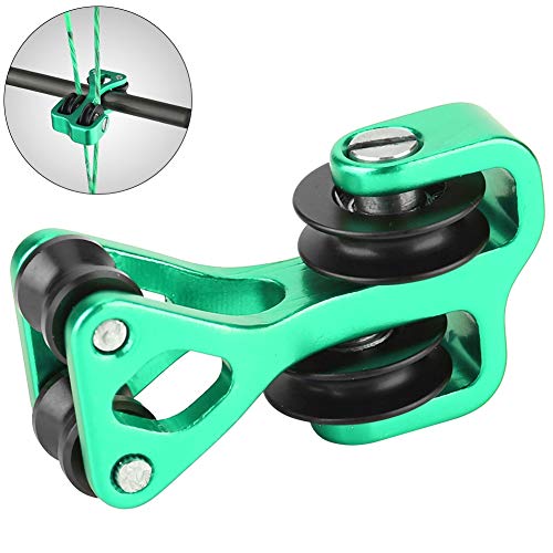 Kabelglijbaan Boogschieten Compoundboog Van Aluminiumlegering String Splitter Roller Glide (Green)-Samengestelde Boegkabel Glijbaan 4