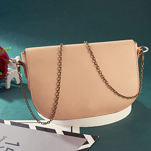 10 stuks tas riem kettingen 120cm Ijzer Flat Kabel Ketting Vervanging handtas kettingen riemen met metalen sluitingen voor Crossbody Schouder Bag Purse Clutch, Antiek Brons 5