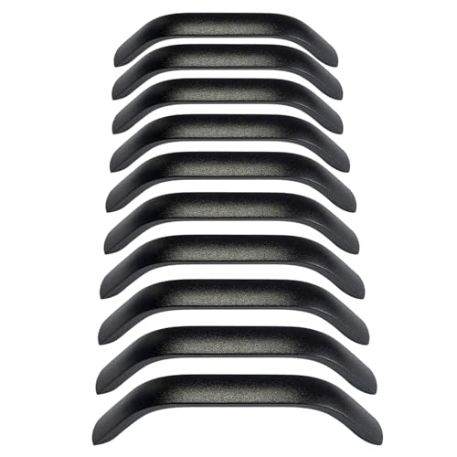 Arch Handle, Cabinet Handle voor Cupboards of Keuken/Badkamer Deuren, Sandblasted, Gat Center: 96 mm, Pak van 20, Matte Black