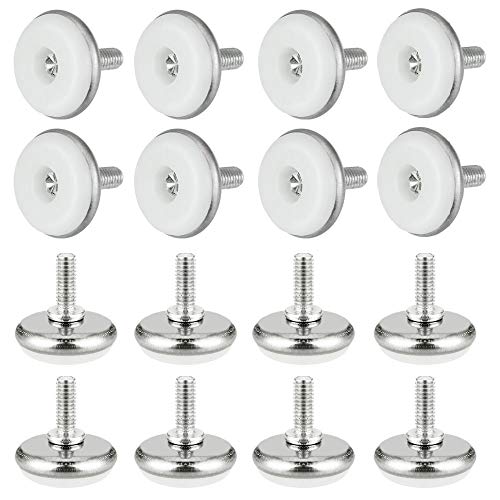 Meubilair Benen, 30 stuks, verstelbaar Meubilair Benen, M6 x 30 mm, Afstelschroeven, Meubilair Benen, Rond, Leveling Benen, Hoogte verstelbare Schroef Benen, Basis Benen voor Meubilair