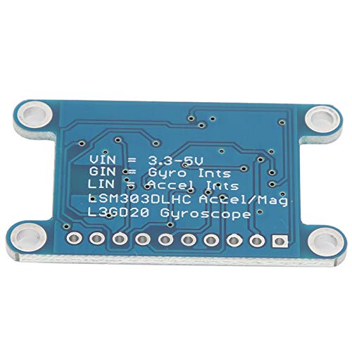 IMU Sensor Module, 9DOF sensormodule met Pins 3-Axis Gyroscoop + Acceleratie + Magnetische Veldbord 3-5V Set, voor Elektronische Onderdelen Industriële Elektrische