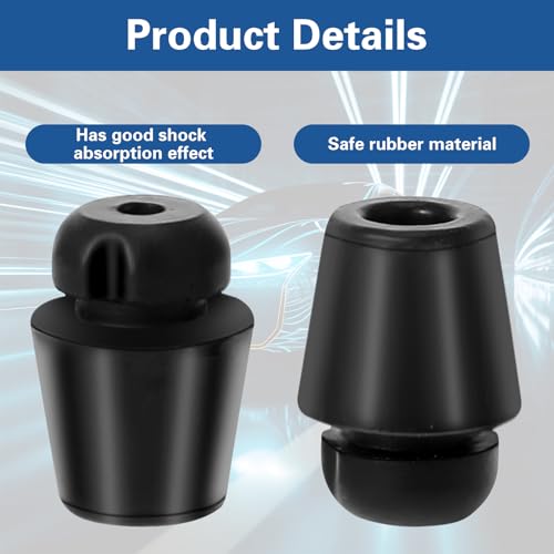 Auto deur Cover Bumper Stopper, Rubber auto deur Damper, voor- en achterdeur Buffer Kussen, Shock Absorber, Beschermende Pad, Universeel 3