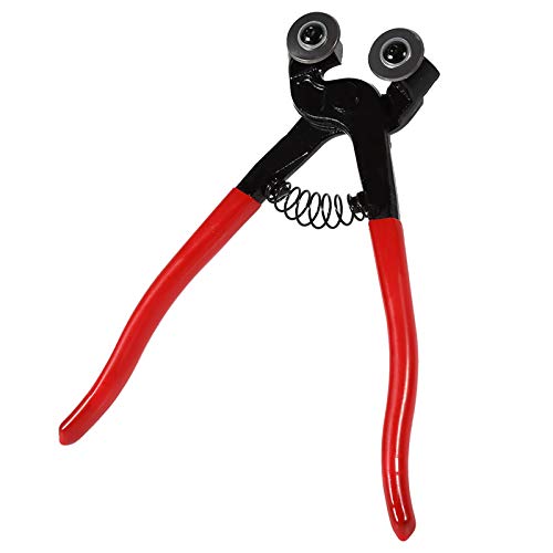 Lastangen, 200mm Mozaïek Cutter Heavy Duty Glas Mozaïek snijden Tang Keramische tegel Wielsnijder op wielen Gereedschap Nieuw voor het trimmen, snijmachines