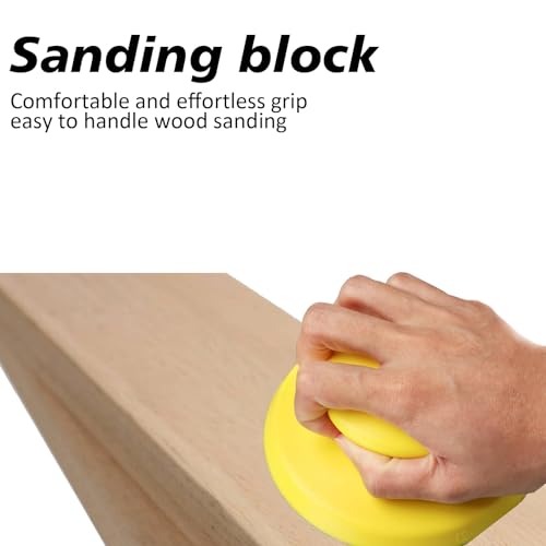 2Stuks Handschuurblok, Handschuurblok Polijsten, voor DIY Houtwerk, ambachten en meubels Restauratie 4