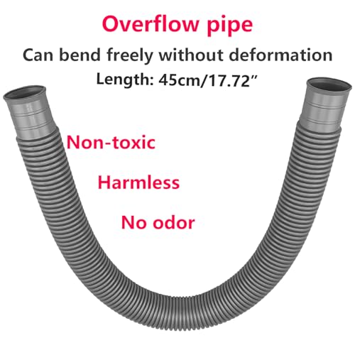 1 st Overflow Tubes, Overflow Pipes met Overflow Head, Dia 29mm Basin Overflow Head, Ronde Interface 3