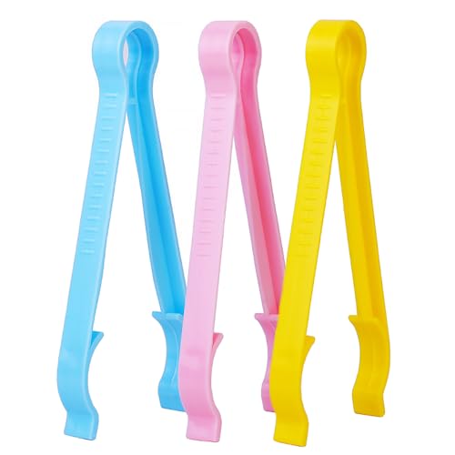 3 stuks Baby flessentangen, Multifunctioneel Skid Bottle Clips Non-Slip Voeden Bottle Clamp Sterilized Tang Hot Bottle Holder Anti-scalding Bottle Clips voor baby's pasgeboren peuter