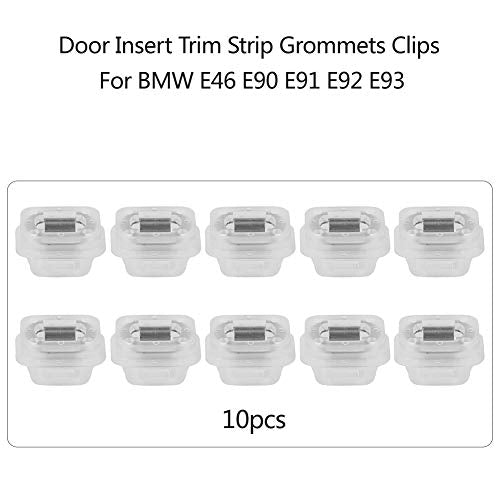 Interieur Trim Deur Trimhouder Finish Trim Clips 10 stuks Plastic Autodeur Insert Trim Band Eyelets Clips Card Inlay voor E46 E90 E91 E92 E9