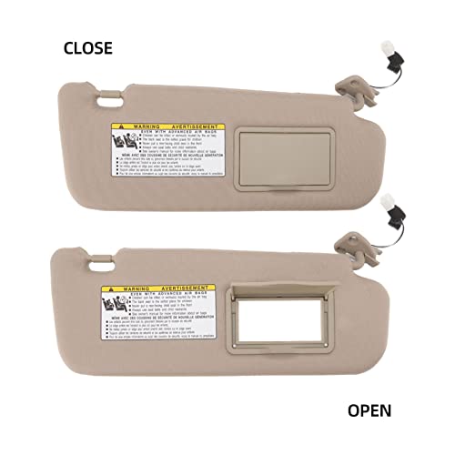 Car Sun Visor met make-up spiegel, Automotive Inside Sun Protection Visor 852013K010QD vervanging voor Sonata 2006-2008 (Rechts) 5