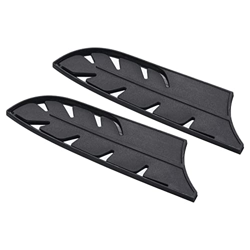 Plastic veiligheidsmes Cover Mouwen voor 7" Santoku mes, 2 Pack Messen Edge Guard Mes Beschermer Universele Mes Scheath voor Keuken, Zwart
